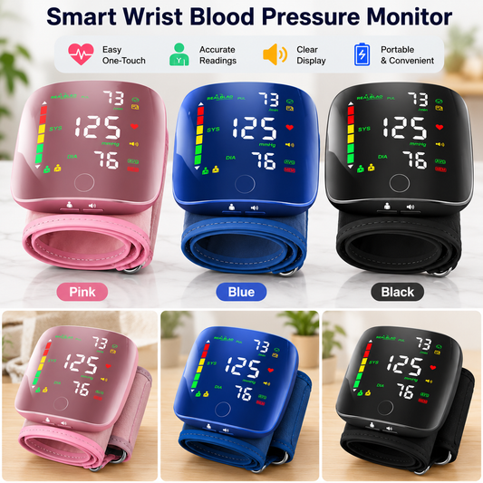 Smart Automatic Blood Pressure Monitor Digital Wrist