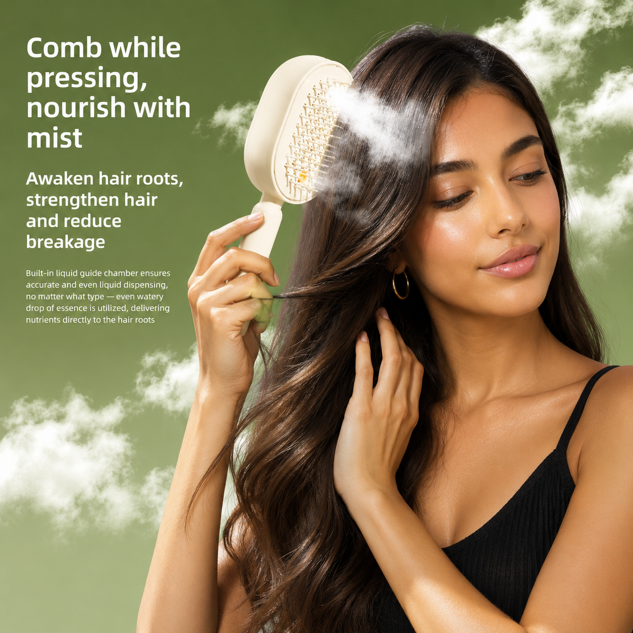 Electric Spray Massage Hair Comb
