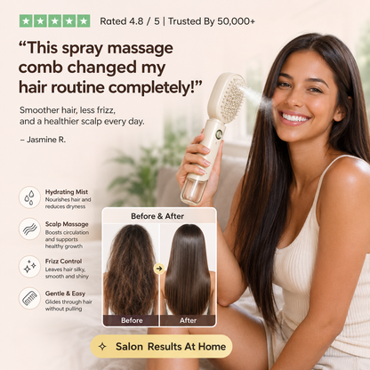 Electric Spray Massage Hair Comb