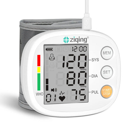 Smart Automatic Blood Pressure Monitor Digital Wrist