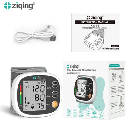 Smart Automatic Blood Pressure Monitor Digital Wrist