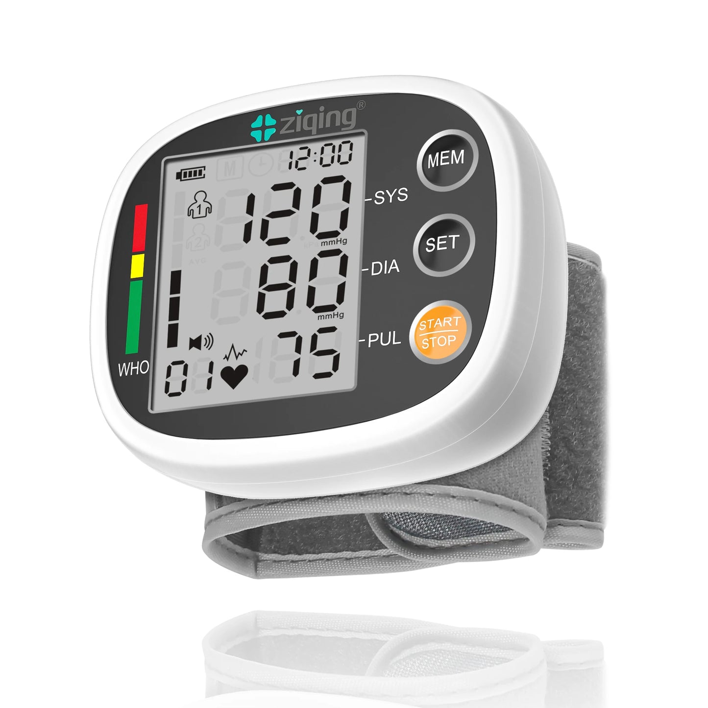Smart Automatic Blood Pressure Monitor Digital Wrist