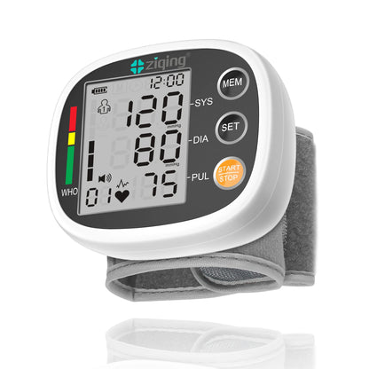Smart Automatic Blood Pressure Monitor Digital Wrist