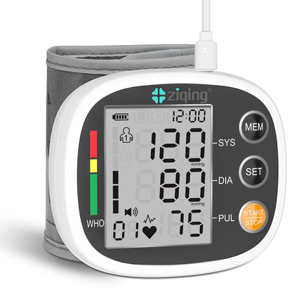 Smart Automatic Blood Pressure Monitor Digital Wrist