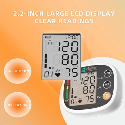 Smart Automatic Blood Pressure Monitor Digital Wrist