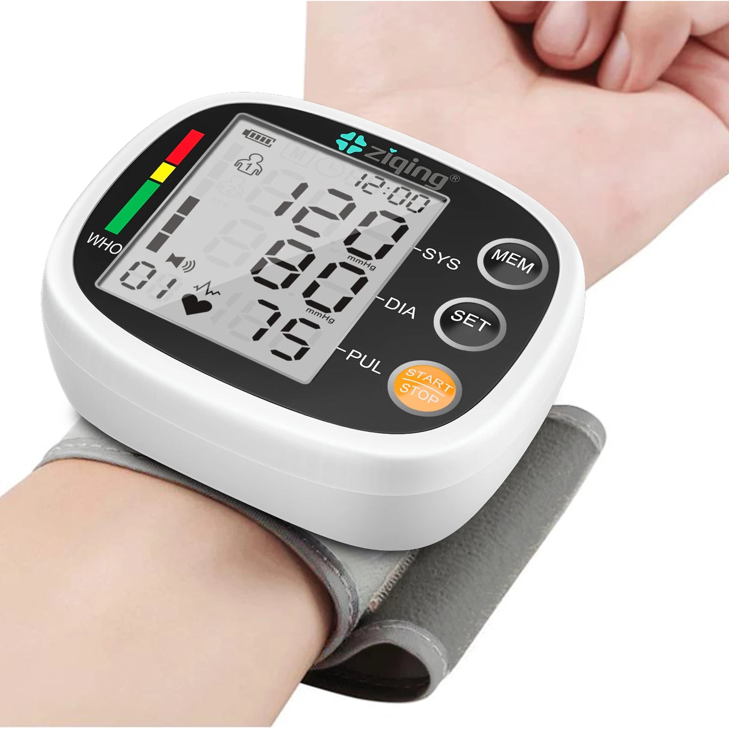 Smart Automatic Blood Pressure Monitor Digital Wrist