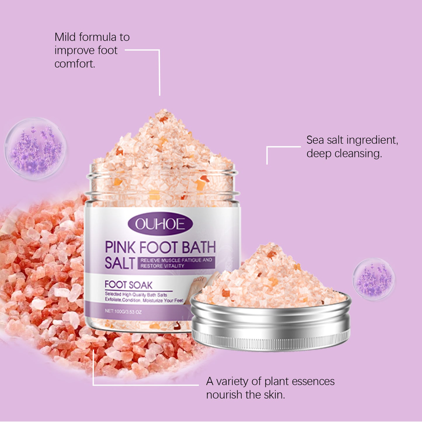 Foot soak salt